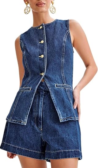 Sophia's Denim Summer Set