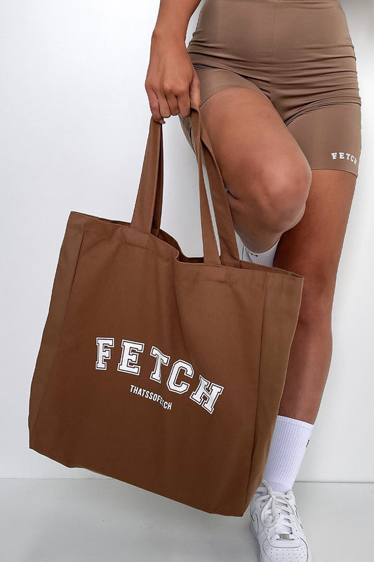 University Tote Bag - Brown